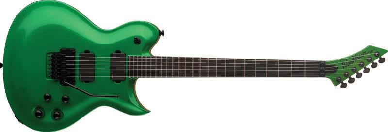 green washburn electric guitar