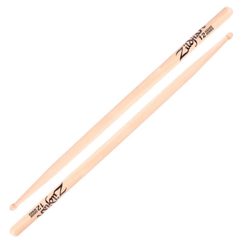 Zildjian 12 Gauge Wood Tip Drumsticks 
