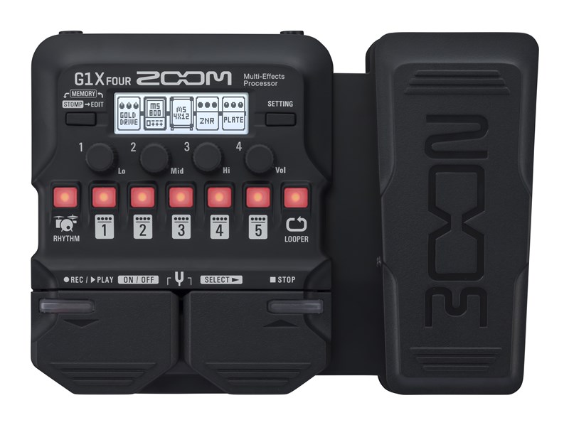 Zoom G1X Four Guitar Multi Effects Pedal